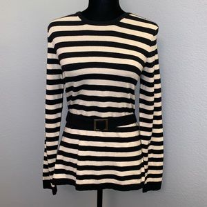 Trina Turk Striped Cashmere Sweater